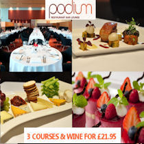 Podium Restaurant at the Hilton Manchester