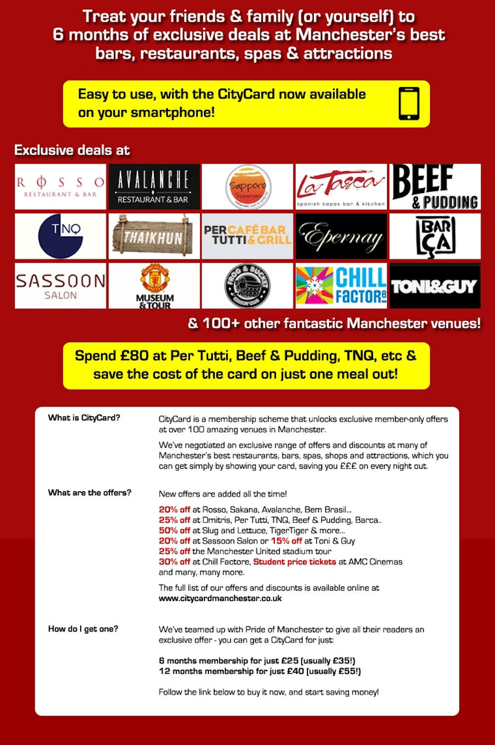 City Card - Manchester