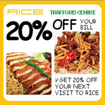 RICE Restaurant Trafford Centre