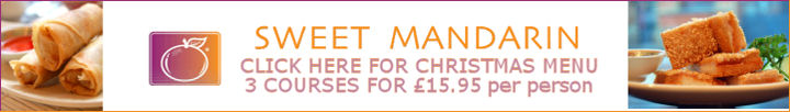 click here for Sweet Mandarin's Christmas Menu