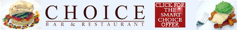 CLICK HERE for special offers at Choice Restaurant
